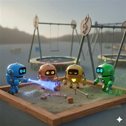 Robot Friends Save the Magic Playground! 🤖✨ | Teamwork Adventure for Kids