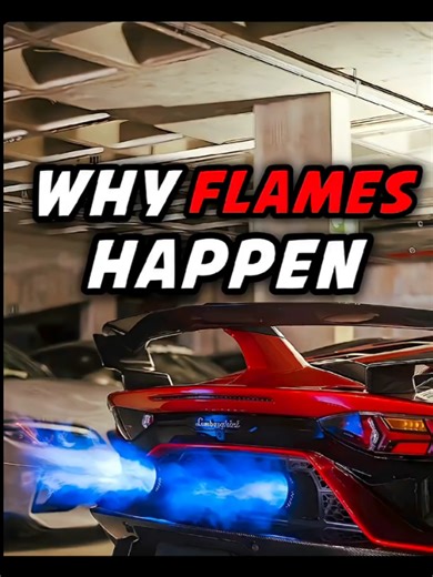 Why Supercars Shoot Flames 🤔 . . . . . #supercar #cars #automotive #engineering #fyp