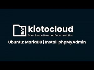 Ubuntu: MariaDB | Install phpMyAdmin
