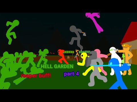 NEW CLASS AND REAPER BUFFS showcase in HELL GARDEN on Roblox