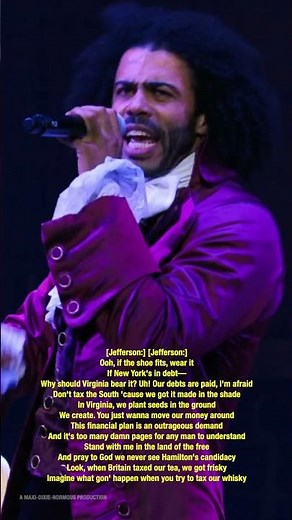 Cabinet Battle #1 (1/2) Daveed Diggs Lin-Manuel Miranda Christopher Jackson (Hamilton the Musical)