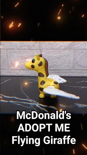 McDonald's November 2025 Happy Meal x ADOPT ME - Flying Giraffe | UNBOXING #adoptme #flyinggiraffe