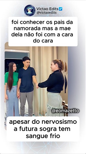 He went to meet his girlfriend's parents, but he didn't get along with his future mother-in-law...