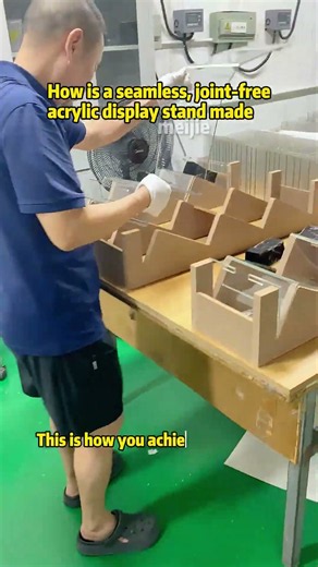 How is a seamless, joint-free acrylic display stand made #acrylicdisplaystand #acrylicstand