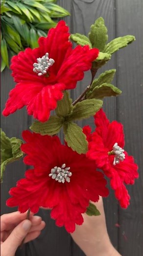 DIY Idea! How to Make Easy Flower from Chenille Wire DIY Pipe Cleaner Crafts