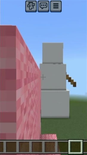 statue of pig #in minecraft #viral video