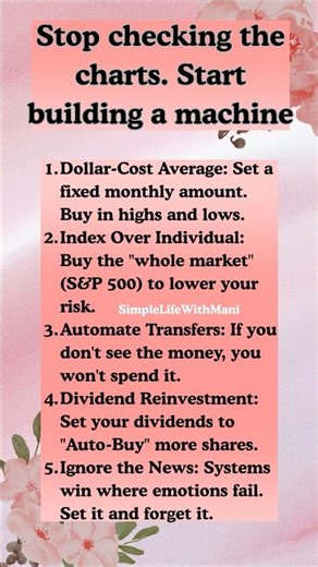 Wealth is not built by timing the market. #simplelifewithmani