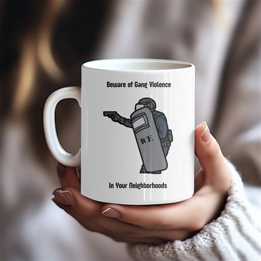 Anti ICE Political Protest Mug Beware of Gang Violence Design Social Justice Activist Coffee Cup Immigration Rights Statement Ceramic Mug - Etsy