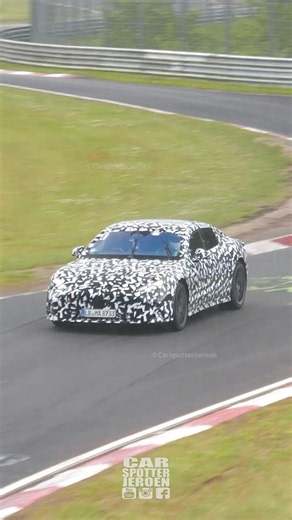 2027 Mercedes-AMG GT 4-Door powersliding at the Nurburgring