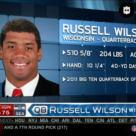 On this day in 2012, the Seattle Seahawks drafted their franchise QB in the third round. Russell Wilson | NFL Throwback