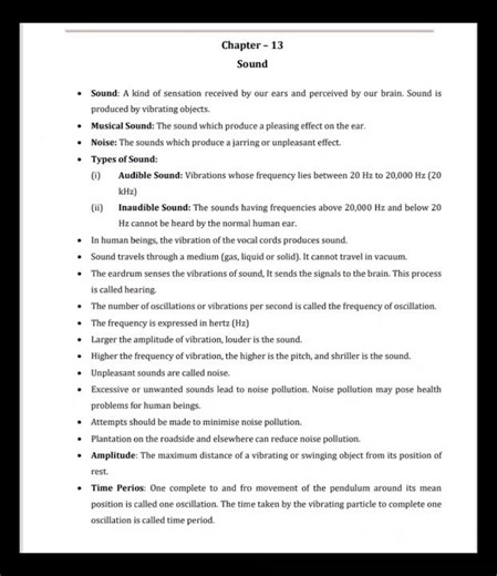 Science Ch 10 Notes #viral #ytshorts #trending