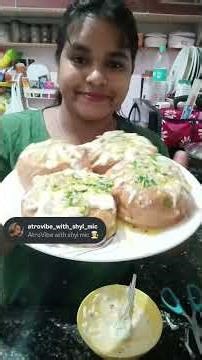 Korean cheese burn and Korean cheese garlic bread #food #minivlog