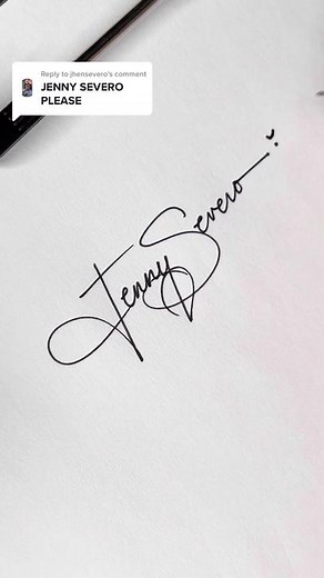Jenny Calligraphy Signature Ideas for Your Next Art Project