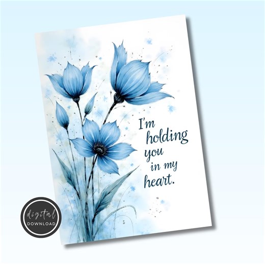 Miscarriage Sympathy Card Printable, Loss of Baby Card, Grief Support Card, Printable Sympathy Card