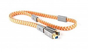 iFi Mercury3.0 Audiophile USB 3.0 A to B Cable for Computer/USB Audio and Data Transfer (1.0m, USB 3.0 B)