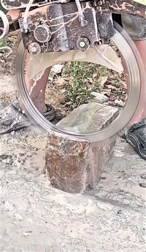 FullyAutomaticRailCutDoorHole #Cut2mIn3Minutes #RailRoad installation