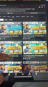 CUET PG Physics Marathon || CUET PG Physics Playlist classes PYQs || CUET PG Shanu arora