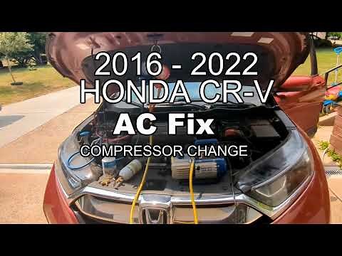 2017-2022 Honda CR-V Civic AC Compressor Change - DIY