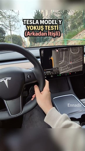 Tesla Model Y Yokuş Testi (Arkadan İtişli)