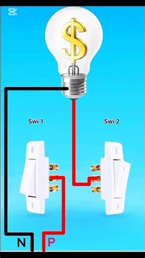 how to wiring 2 way switch with bulb