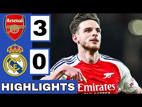 🔴Arsenal vs Real Madrid (3-0) Extended HIGHLIGHTS | UEFA Champions League Quarter- Final
