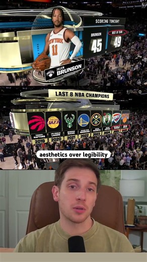 Motion Designer Reacts To NBA Finals Graphics