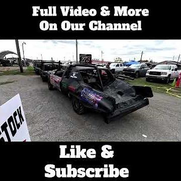 Old Iron 1970s Demolition Derby Cars at Buried Alive V Fayette County Fairgrounds 2024 Deadman Derby