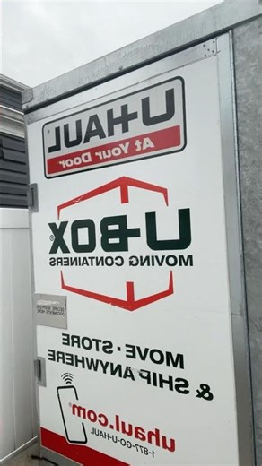 I got 2 U-Haul U box containers 😆 ready to move 🙌