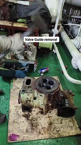 Auxiliary Engine Valve guide removal #fbreelsfypシ゚viralfbreelsfypシ゚viral #trindingreels #highlightseveryonefollowers2025 #enginefixed #enginefixedtv #marinengineerslifeonboard #hepemakinista #containershipslife #followformorecontent | EngineFixed - All Marine & Auto Engine