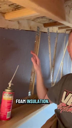 Insulated my walls last year and finally getting to the ceiling. #dreamgarage #diyhomeimprovement #diyhouserenovations #garagegoals #homegarage