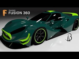 Car Design Speedrun 8 - Using Autodesk Fusion 360 - track car