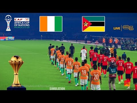 CÔTE D'IVOIRE vs MOZAMBIQUE | Coupe d'Afrique des Nations CAF 25/26 | Simulation et pronostic PES