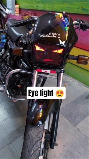 splendor eye light 😍 full video 👆🏻👆🏻👆🏻!! #splendormodified #automobile #splendor