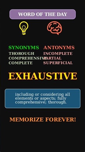 An Exhaustive Study! 📚🔍 #shorts