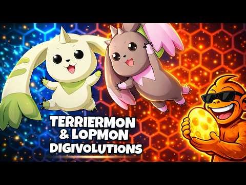 La Lignée Terriermon et Lopmon : Chaque étape vers leurs puissance ultime