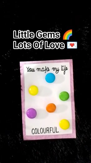 DIY Handmade Card🌸 | Coloured Paper se Banaya Beautiful Gem Card | Pretty & Simple #craftozone
