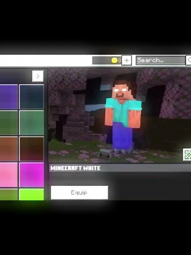 # how to make Herobrine skin in minecraft bedrock edition #