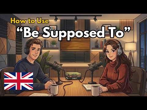 How to Use “Be Supposed To” in Routine | English Conversation Practice