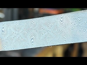 Forging Mosaic Damascus — My Most Complex Pattern Yet