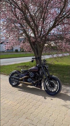From stock to this.Yamaha XVS 650 transformation.#bobber#dragstar650#custombike#beforeandafter#nkc
