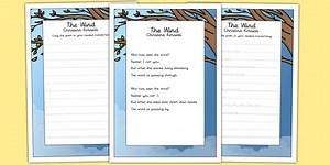 The Wind KS2 Handwriting Practice