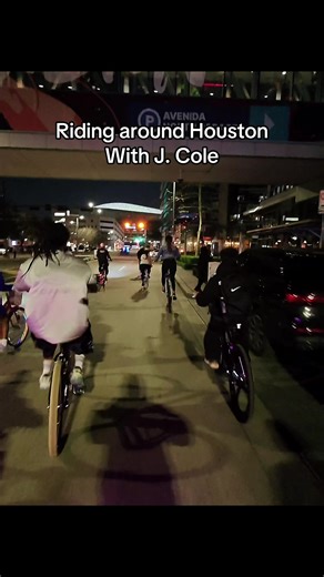 Cole Bike ride #houston #jcolefans | j cole houston tx