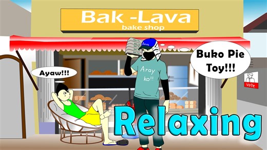 Bogart Relaxing Funny - Pinoy Animation | Alexnimation