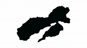 Download Animation forms a map of Ambon Island in Indonesia for free