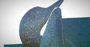 Loon sculpture in St. Paul officially introduced to public