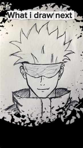 Gojo pen sketch ✨#gojo ✨#gojosatoru #sketch #anime #jujutsukaisen #shorts