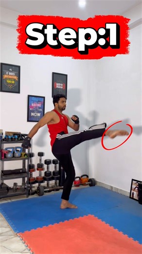 Double kick tutorial 💥 #kick #martialarts #shorts