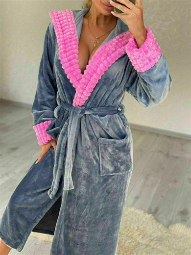 Christmas Gift Plush Robe With Hood | Warm Winter Bathrobe, Cozy Holiday Loungewear, Long or Short Women’s Housecoat - Etsy