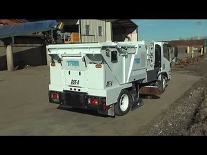 TYMCO Model DST-4 Mid-Sized Dustless Regenerative Air Street Sweeper