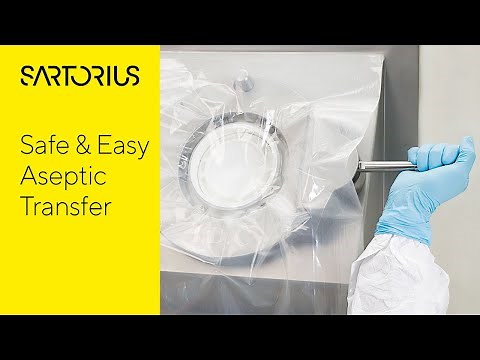 Aseptic Transfer using Biosafe Monolever Port Outside Opening